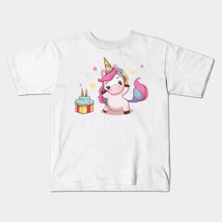 Unicorn Party Kids T-Shirt